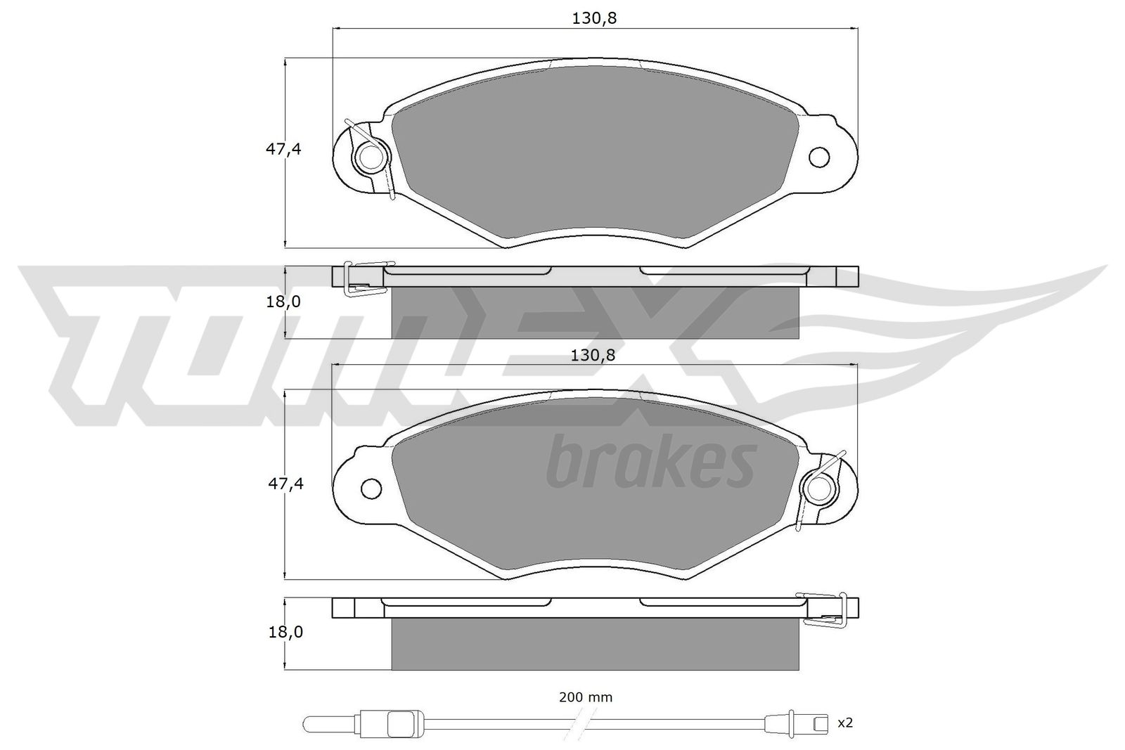 TOMEX Brakes TX 11-751 Sada...